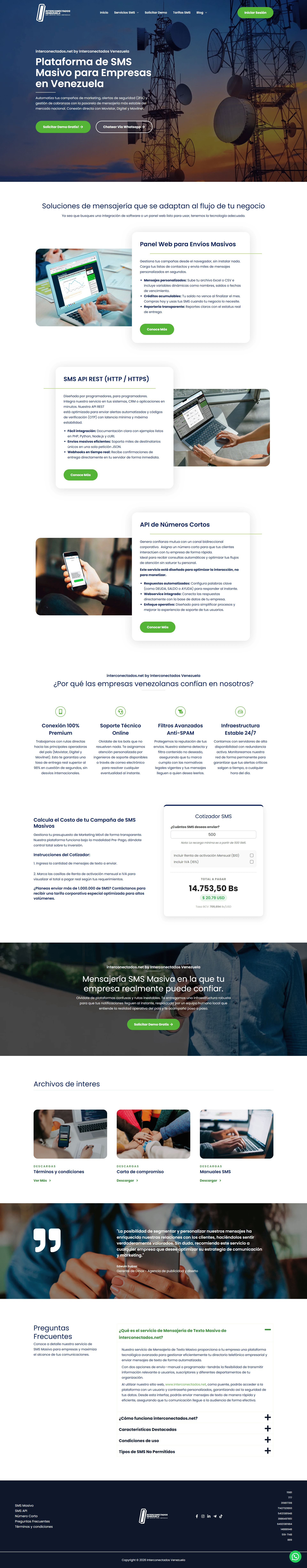 Diseño Web Interconectados venezuela